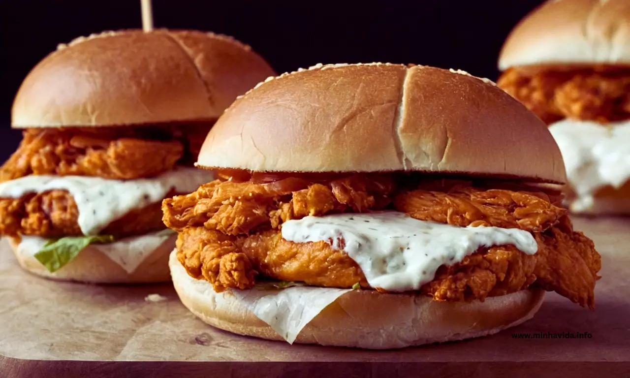 Sanduíches Crocantes De Frango Com Búfalo